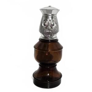 Avon Decanter / 1970s / King Chess Piece / After Shave / Empty